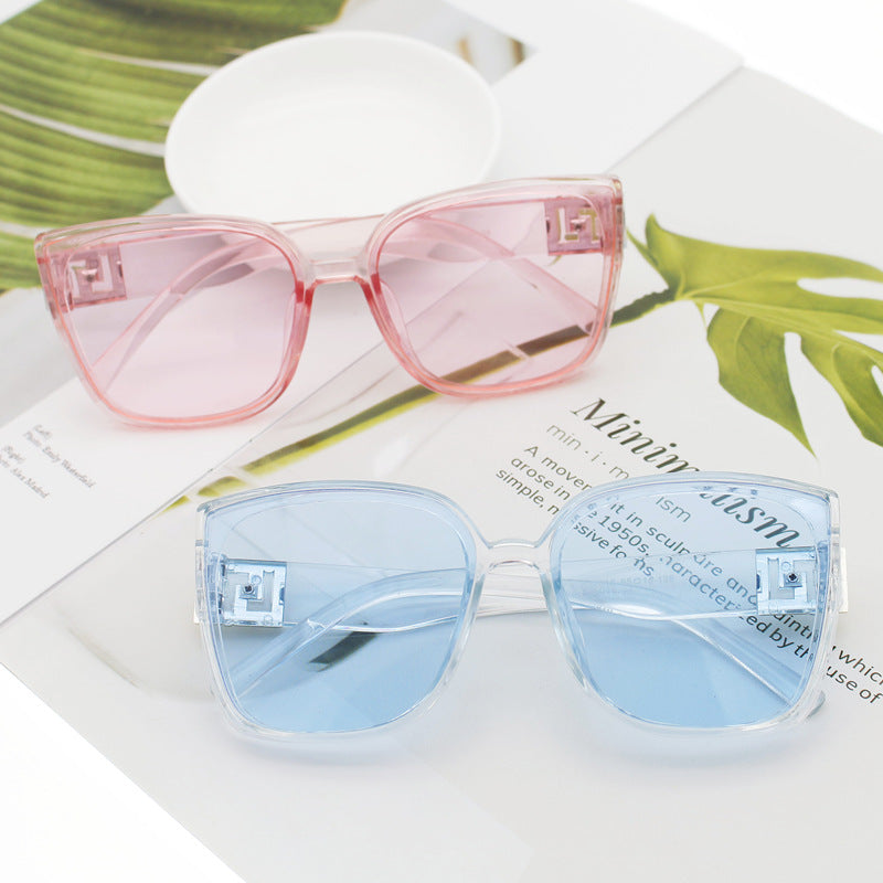 Damer Motemessig Oversized-Quadrat-solbrille Luvikno