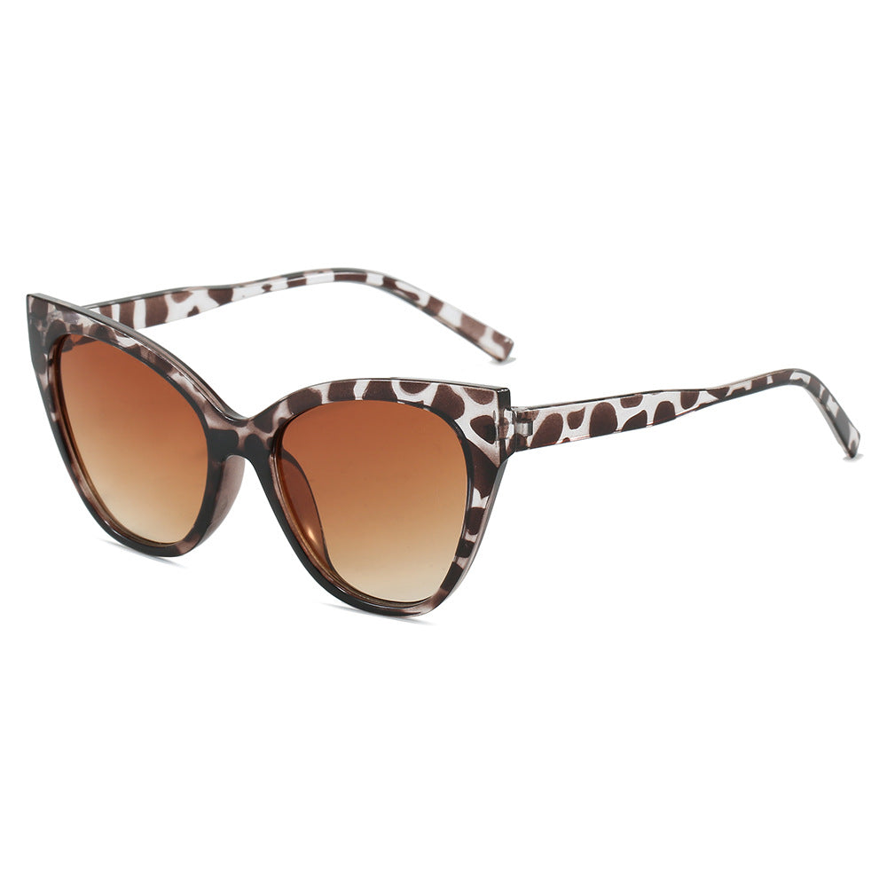 Dame Cat-Eye solbriller med UV-beskyttelse og moderne ramme Luvikno
