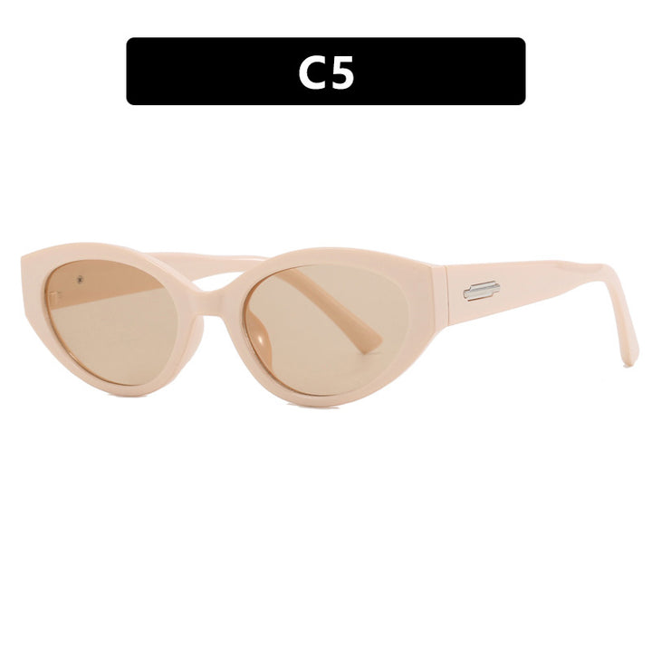 Damer Cat-Eye solbrille i elegant retro-design Luvikno