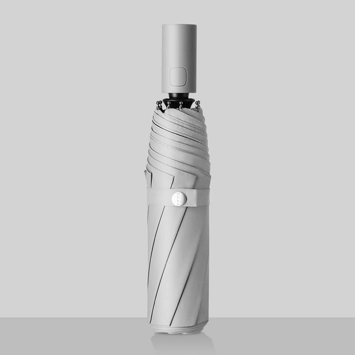 Dame Automatisk sammenleggbare paraply med ergonomisk design og vindresistent teknologi Luvikno