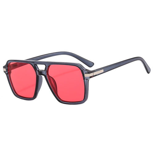 Dame Premium solbrille med moderne kvadratisk form Luvikno