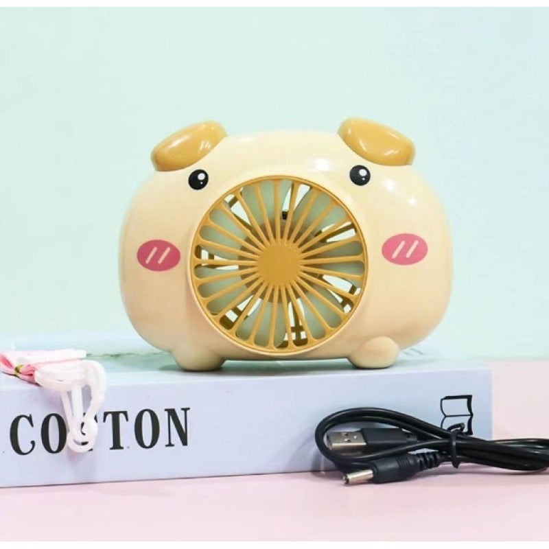 Damen tragbarer Ventilator mit kreativem Blumenmotiv Luvikno