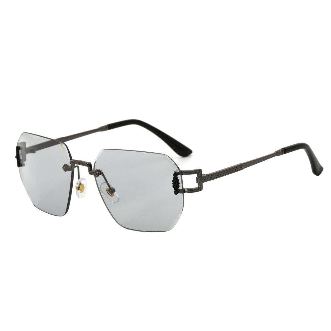 Dame Designer-solbrille i moderne, geometrisk design Luvikno