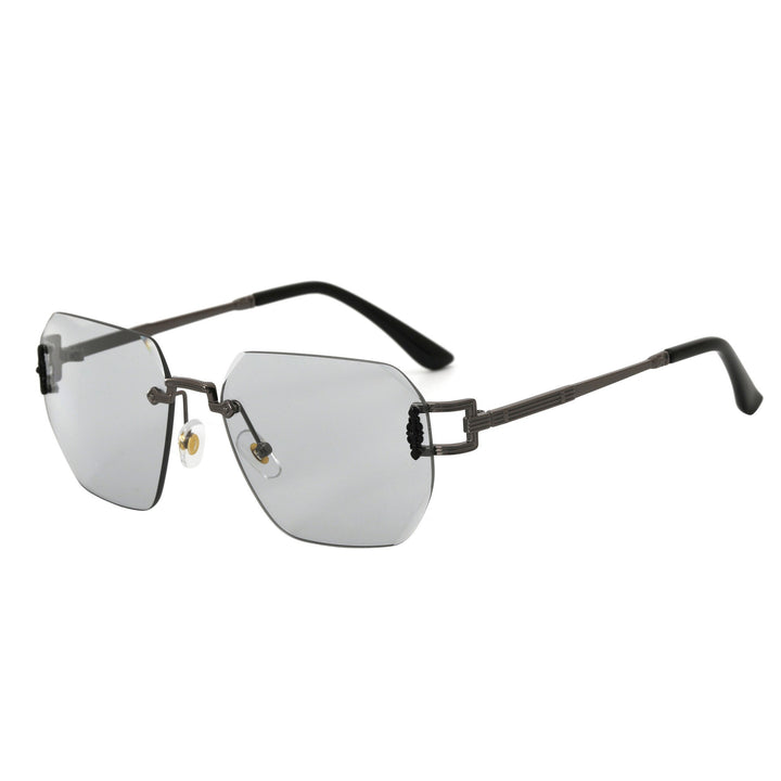 Dame Designer-solbrille i moderne, geometrisk design Luvikno