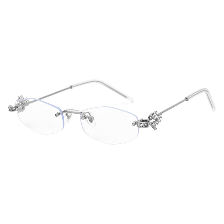 Dame Designer-solbrille med luksuriøse dekorasjoner Luvikno