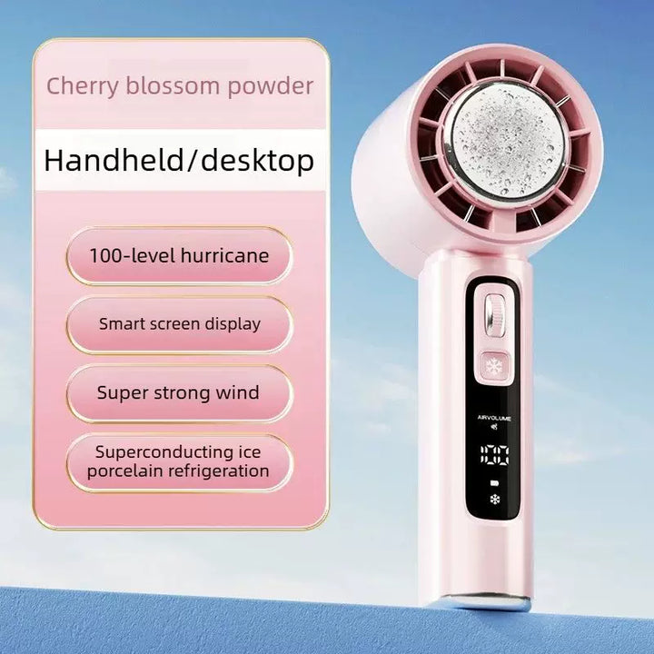 Unisex en størrelse bærbar personlig thermoelektrisk mini luftkjøler vifte med smart skjerm og justerbar vind Luvikno
