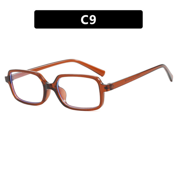Dame kvadratisk solbrille med unikt, ekstravagant design og UV-beskyttelse Luvikno