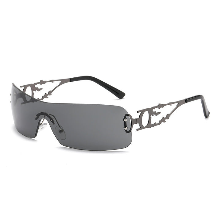 Dame moteriktig solbrille med innovativt design Luvikno