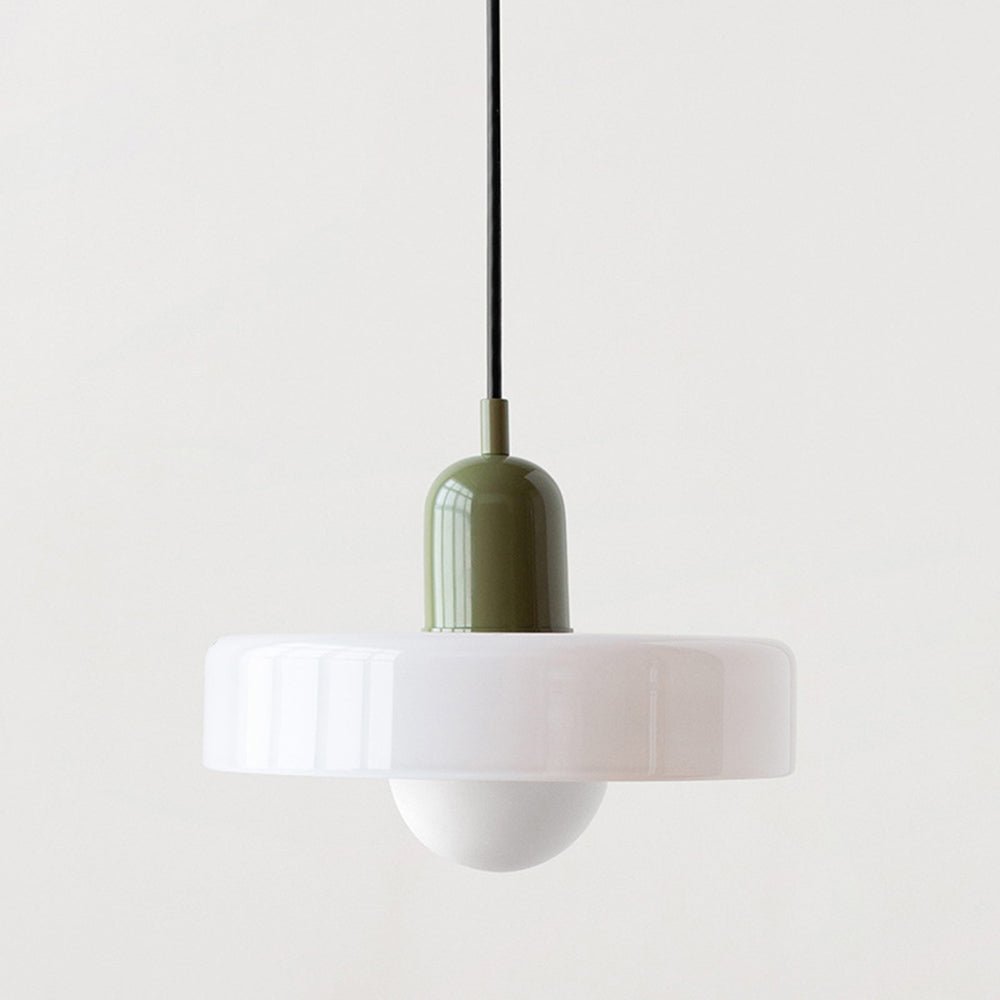 Luvikno | Bauhaus Farget Glasspendellampe for Moderne Interiører