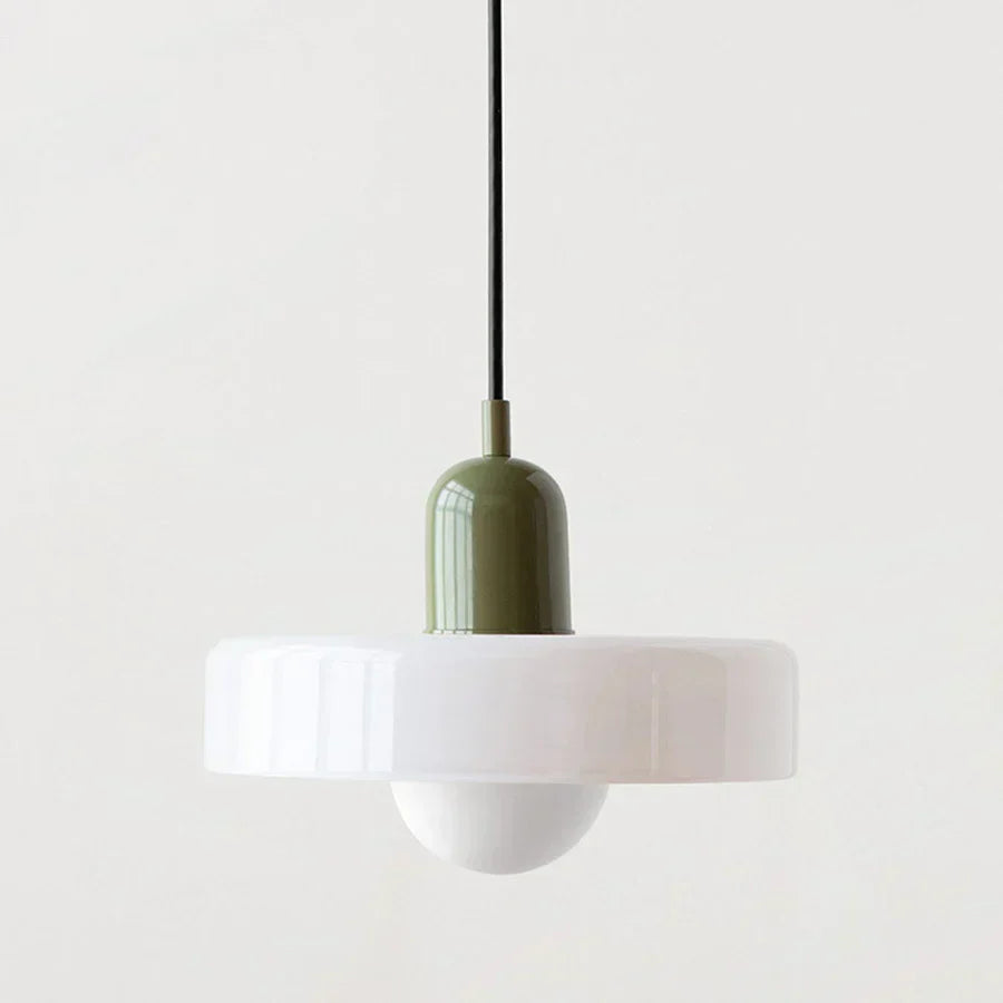 Skandinavisk Pendellampe for Stue og Spisestue – Minimalistisk Design med Justerbar Høyde – Glass | Luvikno