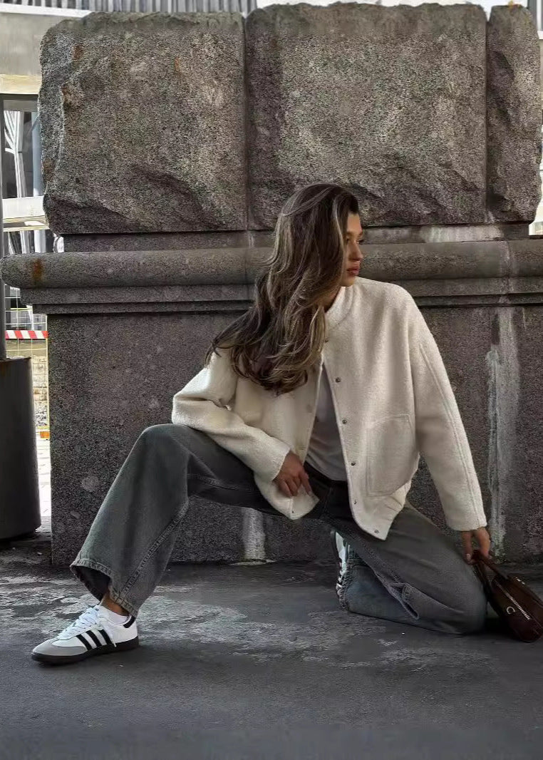 Luvik | Rakenteellinen Fleece-nappijakku