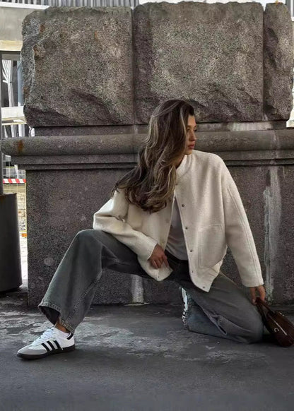 Luvik | Rakenteellinen Fleece-nappijakku