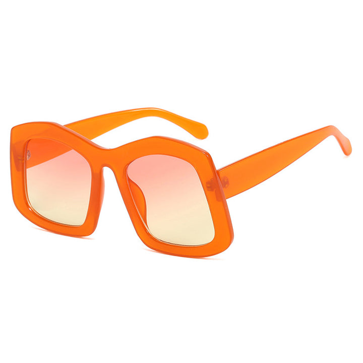 Damer stor solbrille med moteriktig design og UV-beskyttelse Luvikno