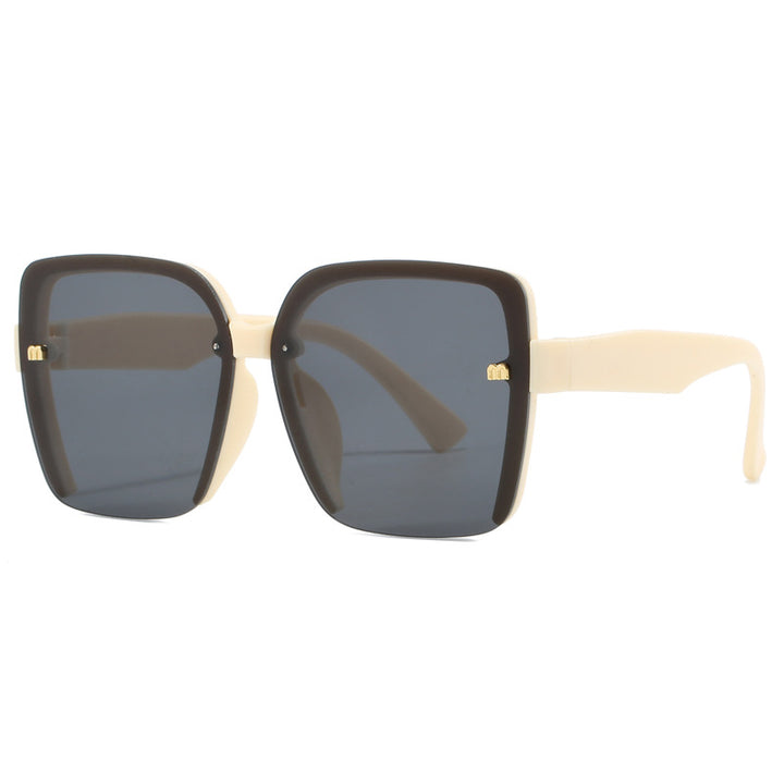 Dame oversized solbriller med stilig, moderne ramme Luvikno
