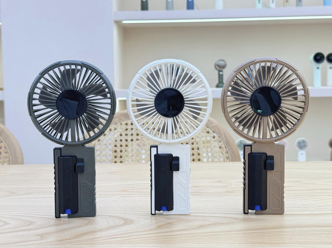 Unisex Bærbar Håndvifte med kraftig batteri og kompakt design Luvikno