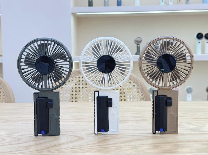 Unisex Bærbar Håndvifte med kraftig batteri og kompakt design Luvikno