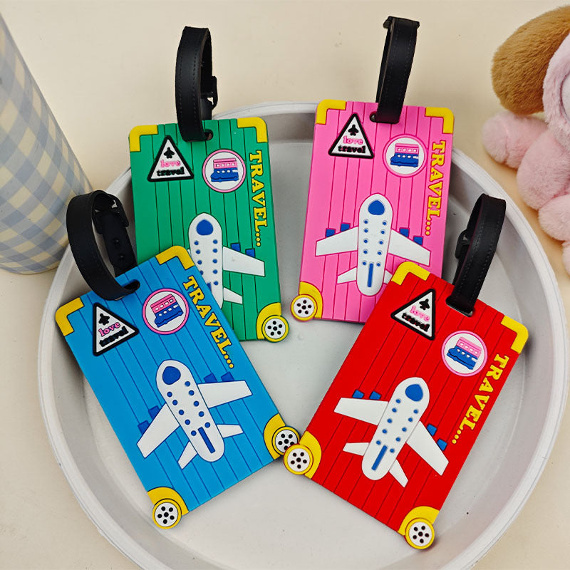 Unisex bagasjetag med morsomt flydesign Luvikno