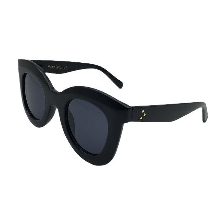 Dame stilige oversized solbriller med trendy ramme Luvikno
