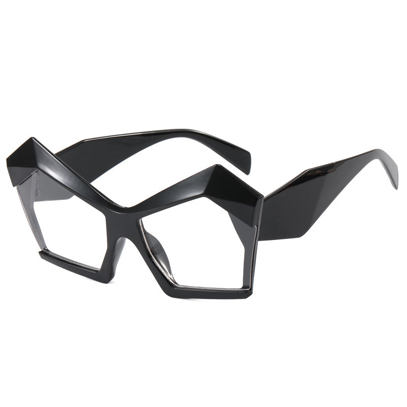 Dame geometrisk designerbrille Luvikno