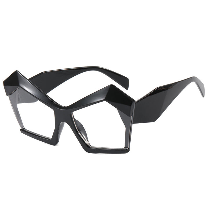 Dame geometrisk designerbrille Luvikno