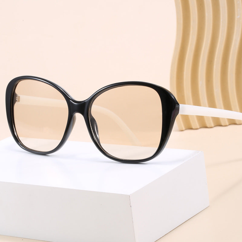 Dame moterik oversized solbriller med luksuriøst design Luvikno