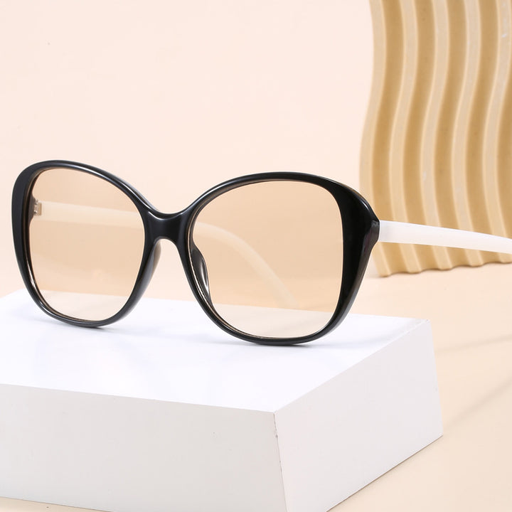 Dame moterik oversized solbriller med luksuriøst design Luvikno