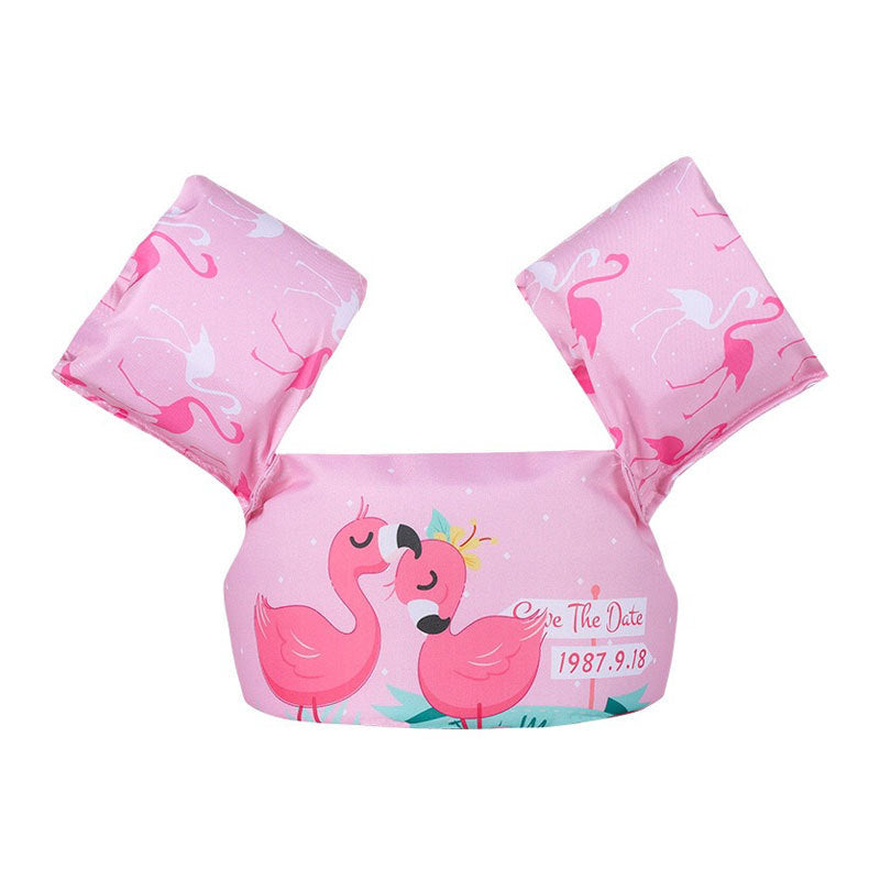Kvinnes oppblåsbar svømmehjelp med fargerikt flamingo-design Luvikno