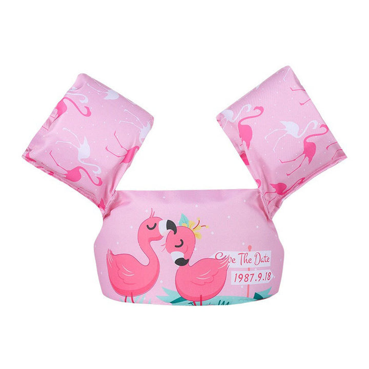 Kvinnes oppblåsbar svømmehjelp med fargerikt flamingo-design Luvikno