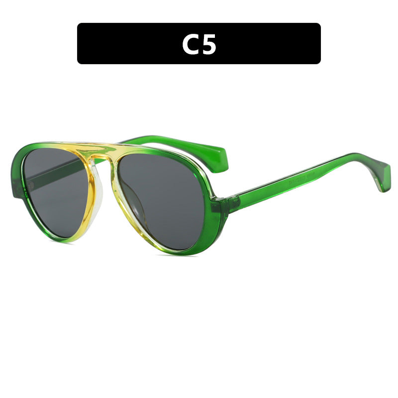 Dame solbrille med unikt retro-ramme og UV-beskyttelse Luvikno