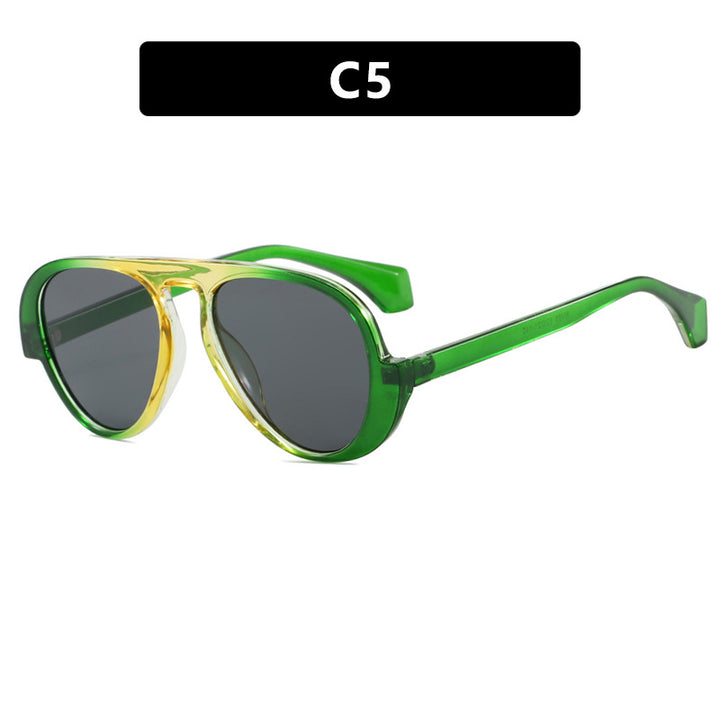 Dame solbrille med unikt retro-ramme og UV-beskyttelse Luvikno