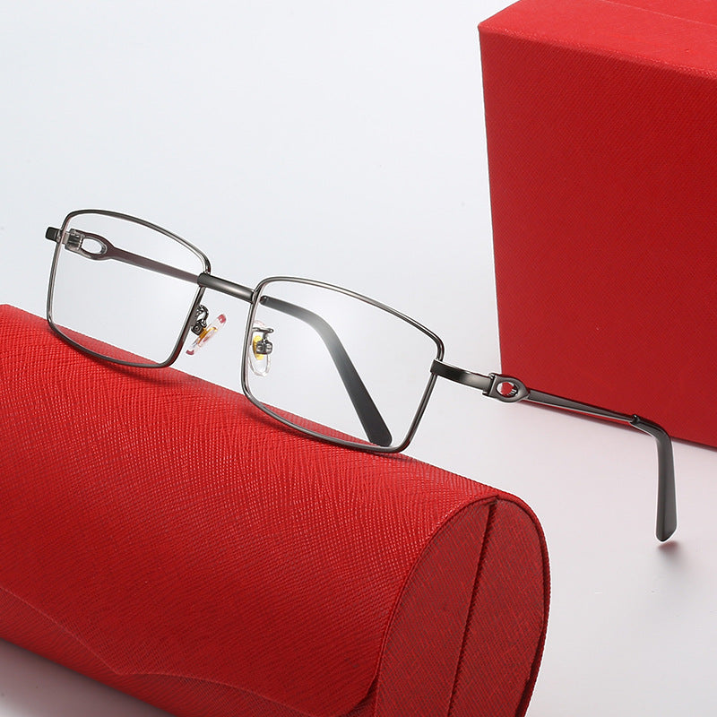 Damer elegante halvrammebrille med fint metallramme Luvikno