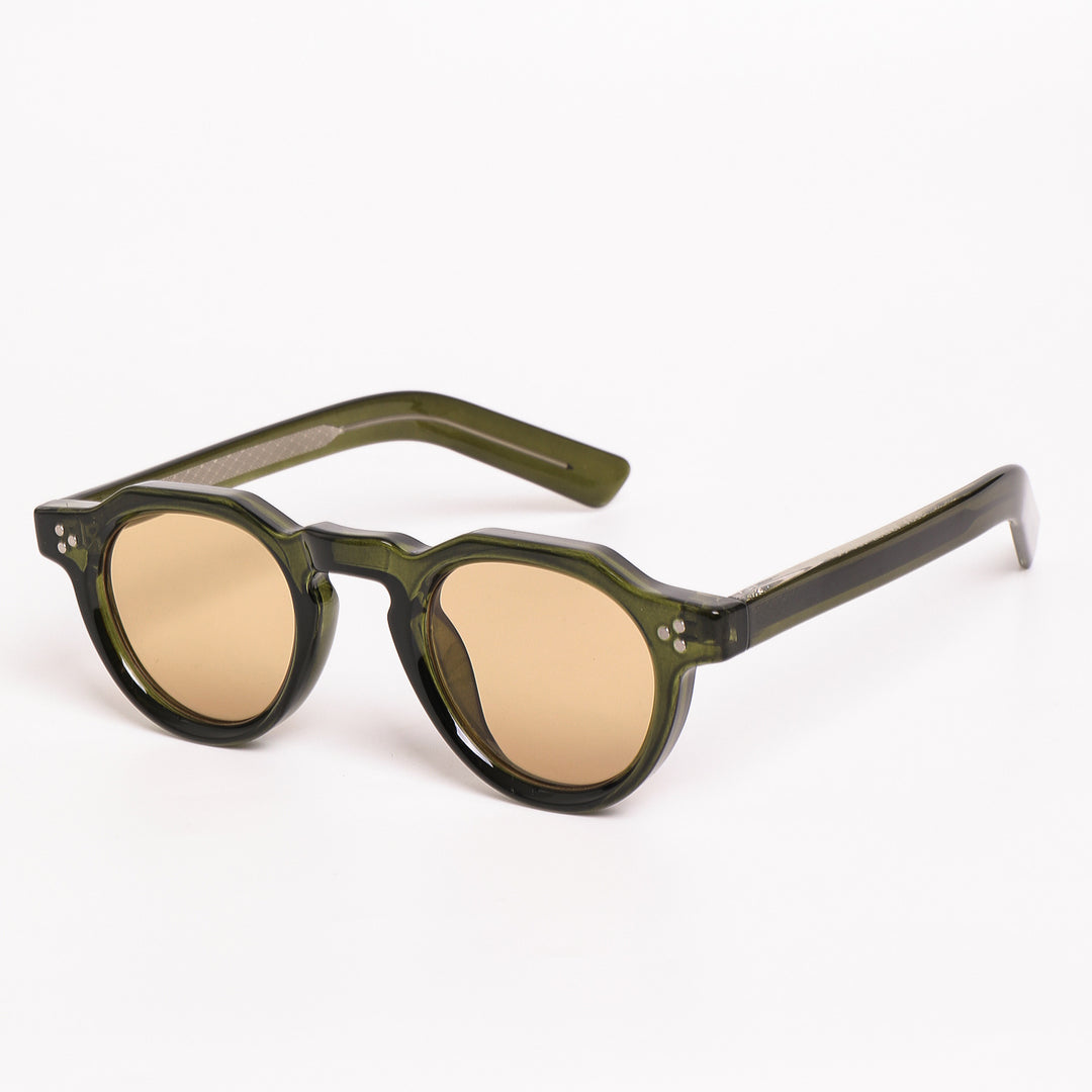 Dame solbrille i unikt sekstagsdesign med polariserte linser Luvikno