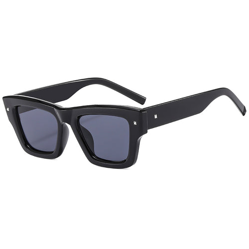 Dame Modische solbriller i trendy geometrisk design Luvikno