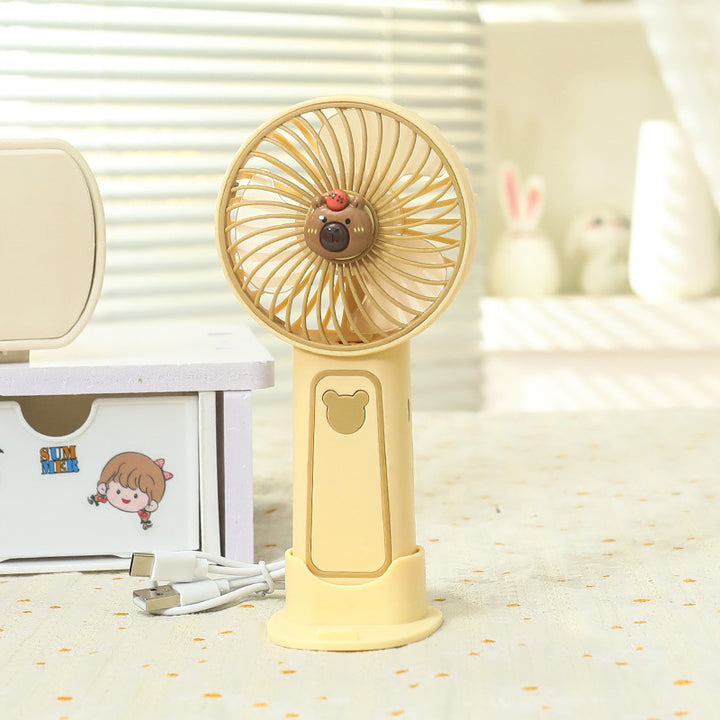 Damen Bærmotiv Bærbar Håndvifte Luvikno