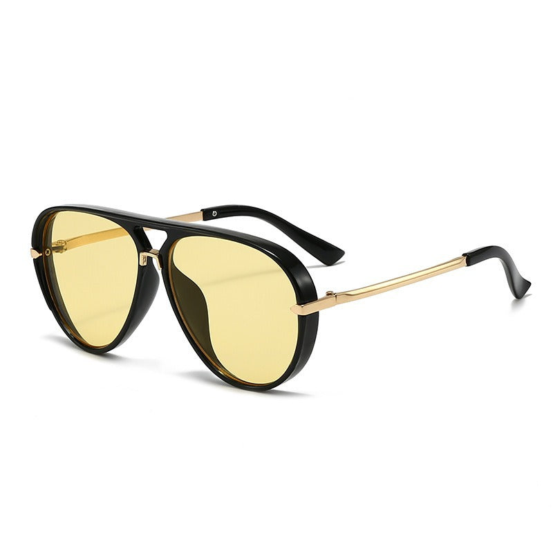 Dame pilot-solbrille med moderne metallramme og UV-beskyttelse Luvikno