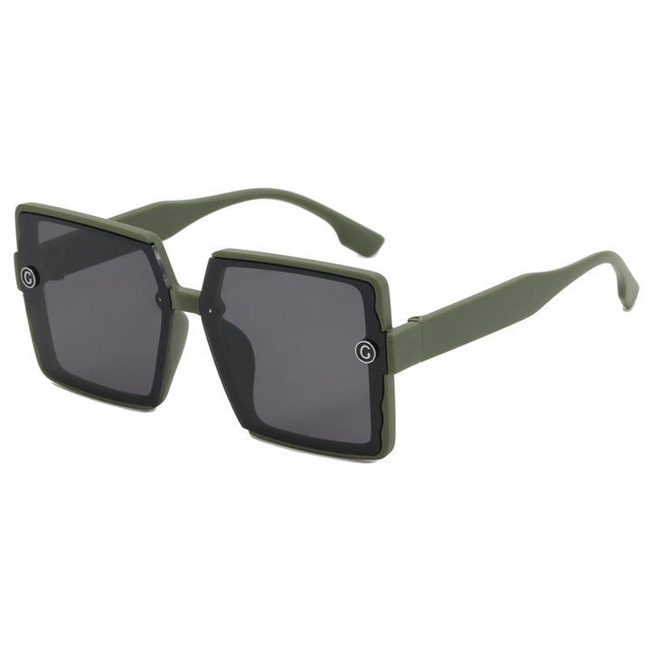 Dame kvadratisk solbrille med moderne design Luvikno