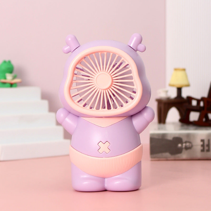 Dame portable mini vifte i bjørn design Skanto