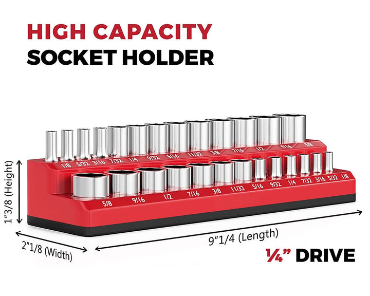 Heavy-Duty Magnetisk Socket Organizer Luvikno