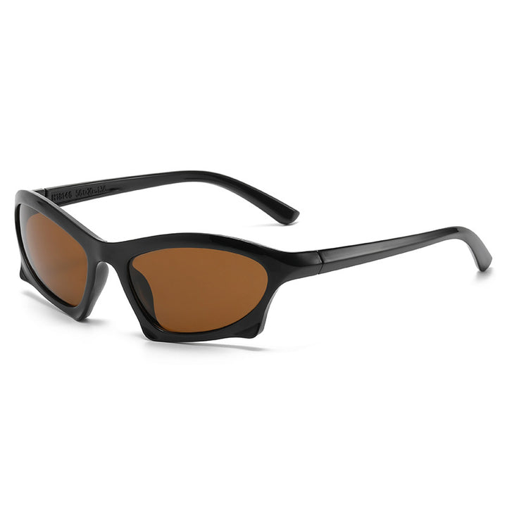 Dame moteriktig solbrille med innovativ, ergonomisk ramme Luvikno