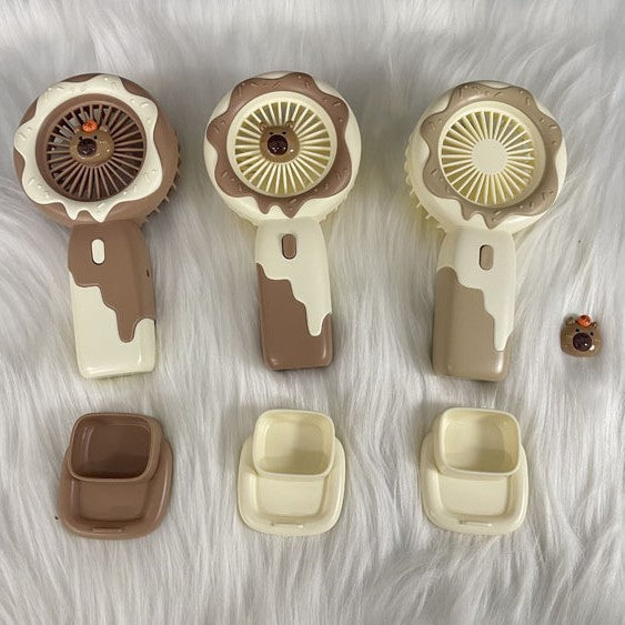 Unisex Bærbar USB Mini-vifte med flere hastighetsinnstillinger og fleksibel tilt Luvikno