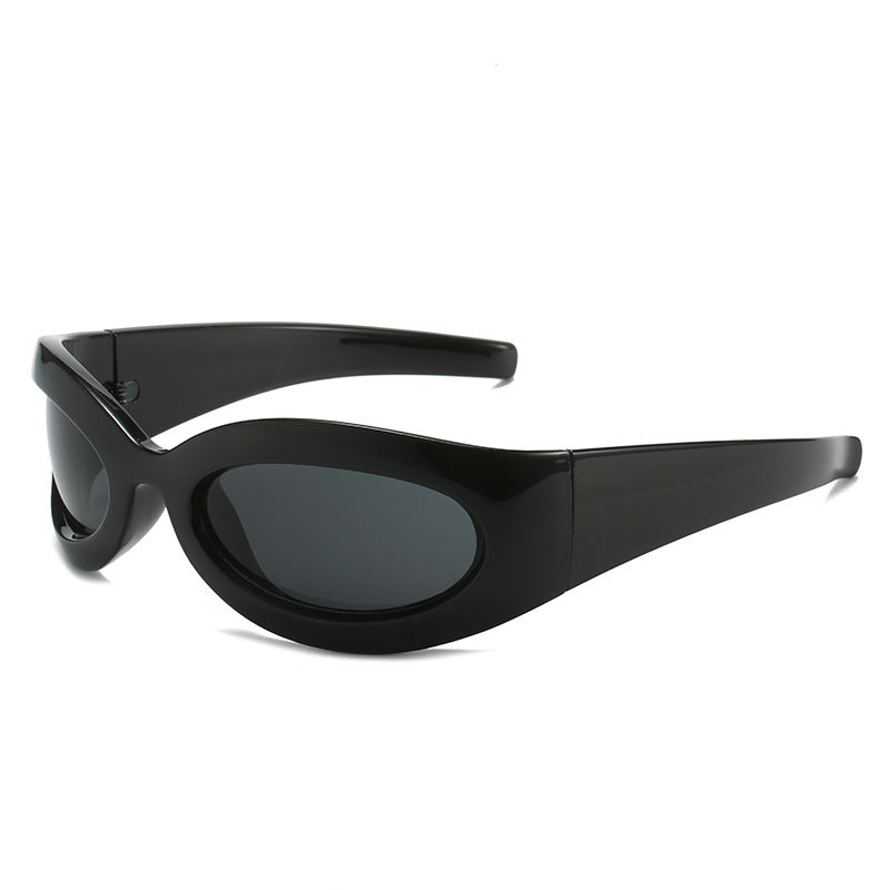 Dame trendy sportsbriller med aerodynamisk design Luvikno