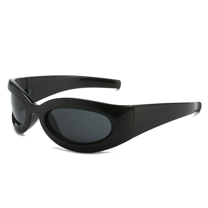 Dame trendy sportsbriller med aerodynamisk design Luvikno