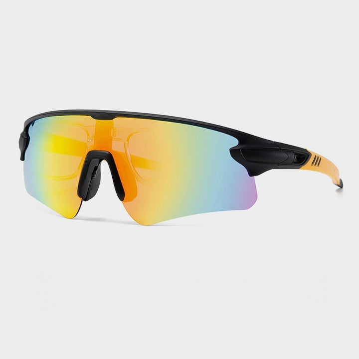 Unisex Sportslig høytytende solbrille med aerodynamisk design og justerbart nesepad Luvikno