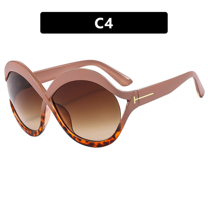 Dame ekstravagant formet solbrille Luvikno