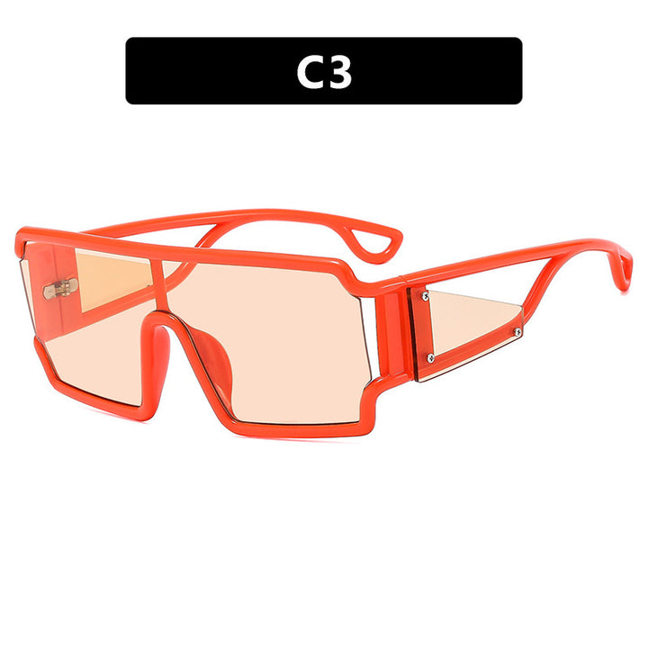Dame moteriktig sports solbrille med futuristisk design Luvikno