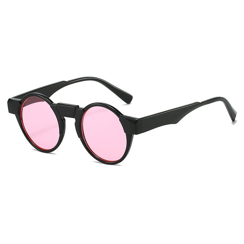 Dame moteriktig lesebrille med innovativt rundt rammedesign Luvikno