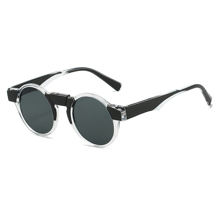 Dame moteriktig lesebrille med innovativt rundt rammedesign Luvikno