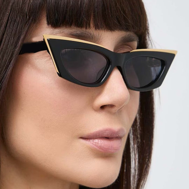 Damer ekstravagant Cat-Eye solbrille Luvikno