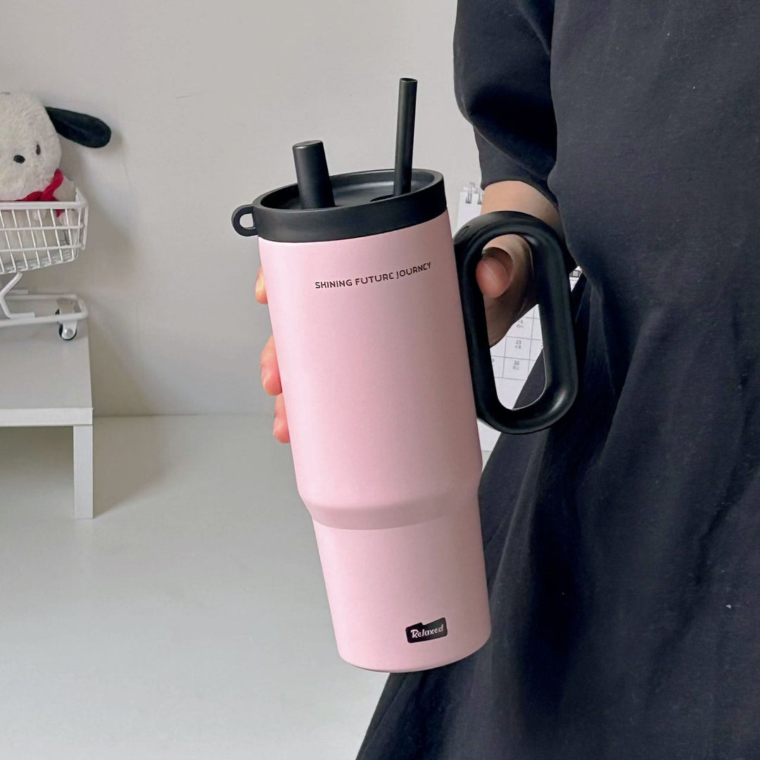 Damen Thermobecher mit praktischem Doppeltrinksystem Luvikno