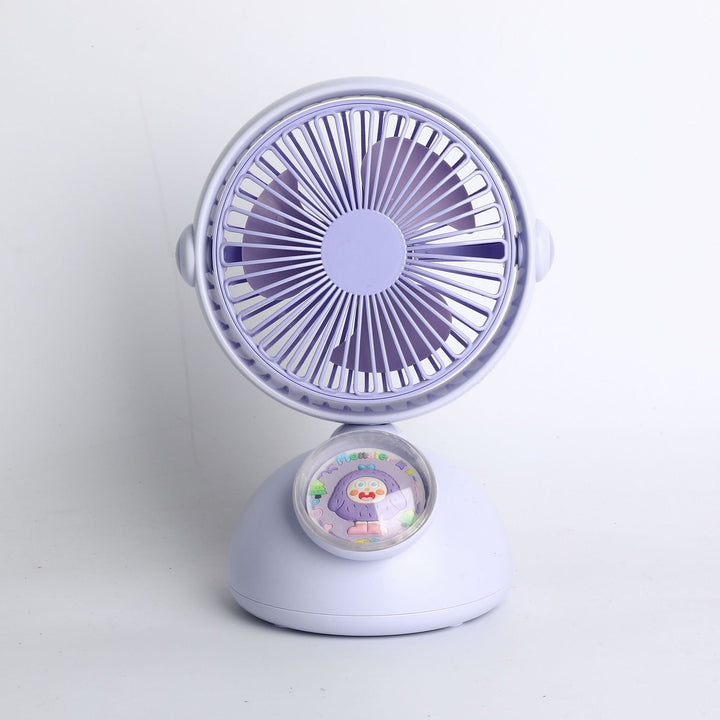 Unisex Bærbar Mini-Ventilator med kreativt design og Spilleur-funksjon Luvikno